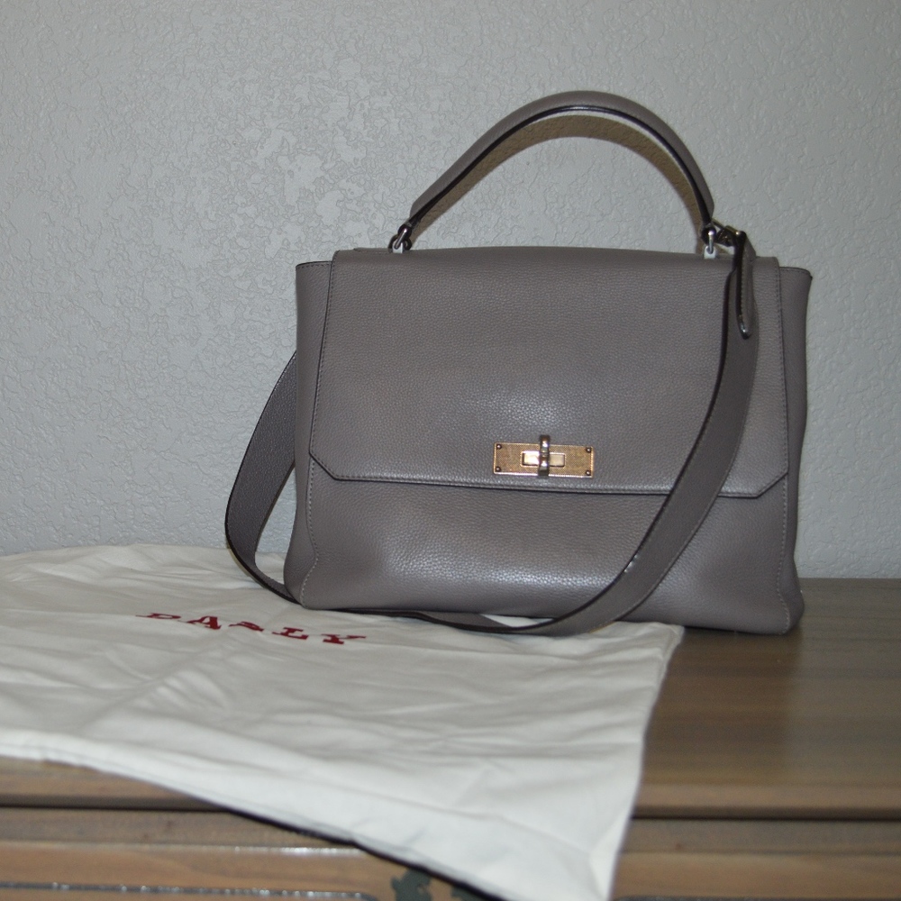 Bally B Turn Small Top Handle Tote Bag